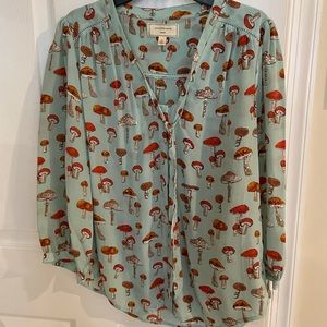 Anthropologie Moulinette Soeurs Sz 2 Mushroom Top
